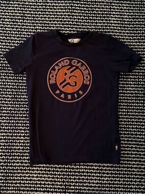 Kids Navy Roland Garros shirt